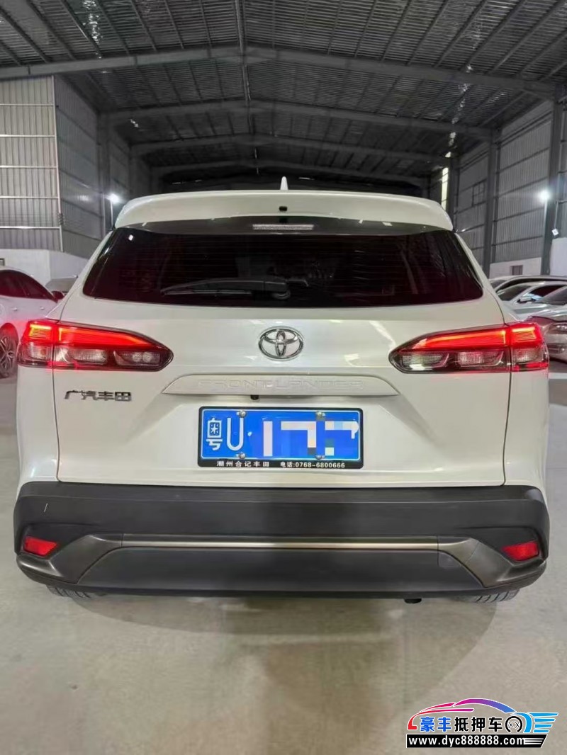 22年丰田锋兰达轿车抵押车出售