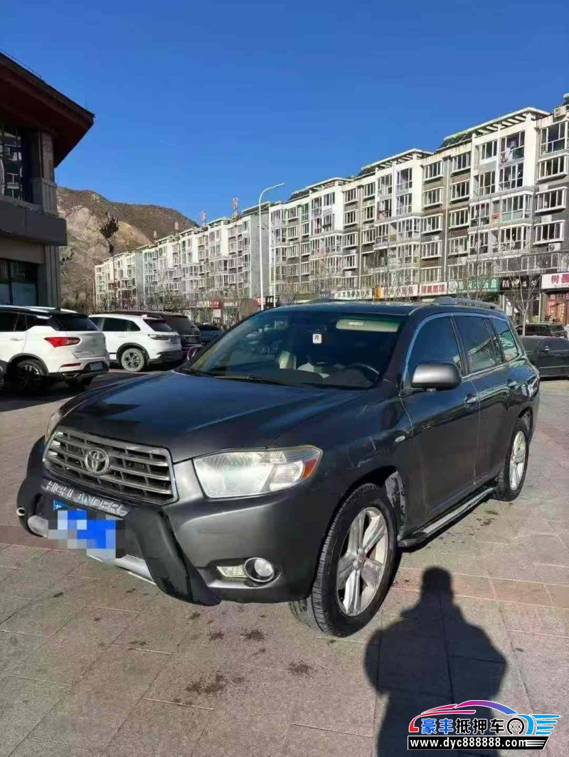 10年丰田汉兰达轿车抵押车出售