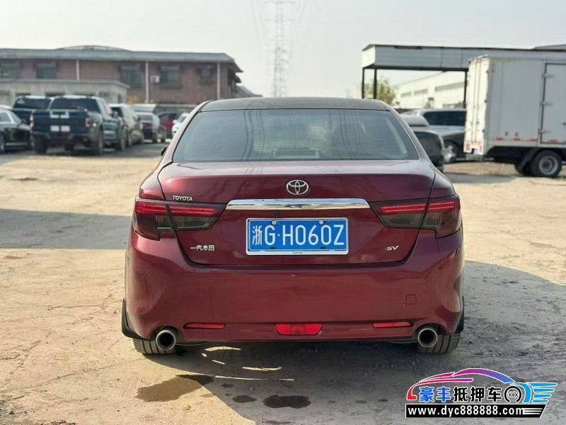 13年丰田锐志轿车抵押车出售