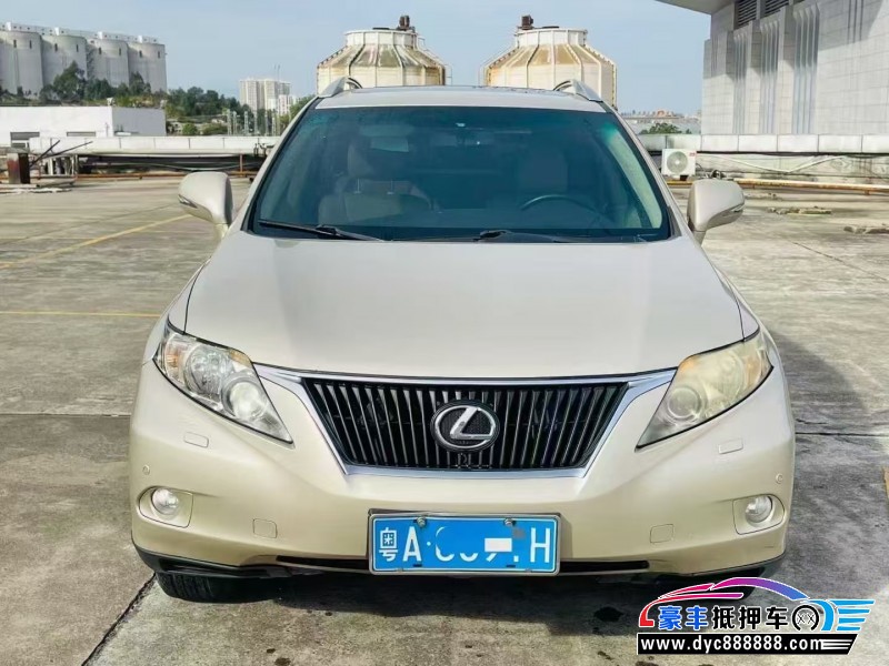 12年雷克萨斯RX轿车抵押车出售