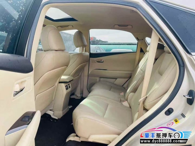 12年雷克萨斯RX轿车抵押车出售