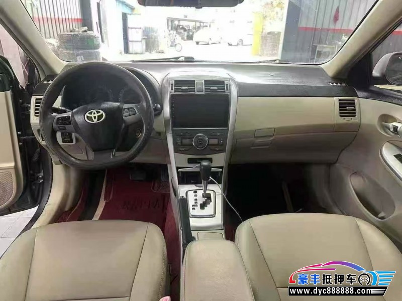 11年丰田卡罗拉轿车抵押车出售