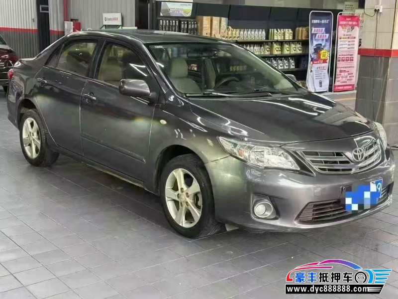 11年丰田卡罗拉轿车抵押车出售