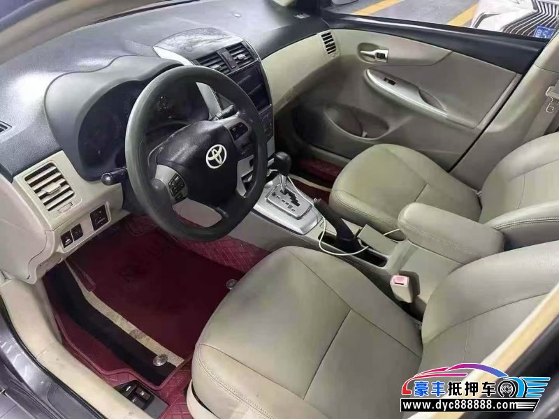 11年丰田卡罗拉轿车抵押车出售