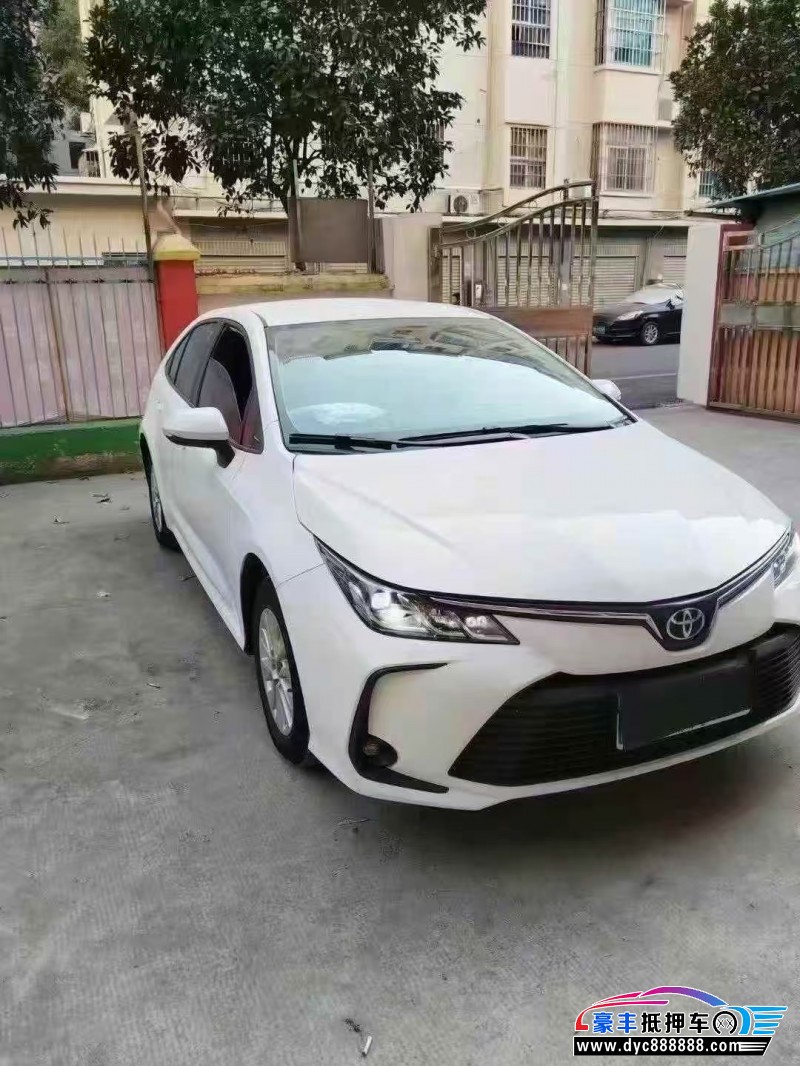 24年丰田卡罗拉轿车抵押车出售