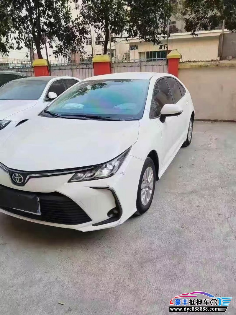 24年丰田卡罗拉轿车抵押车出售