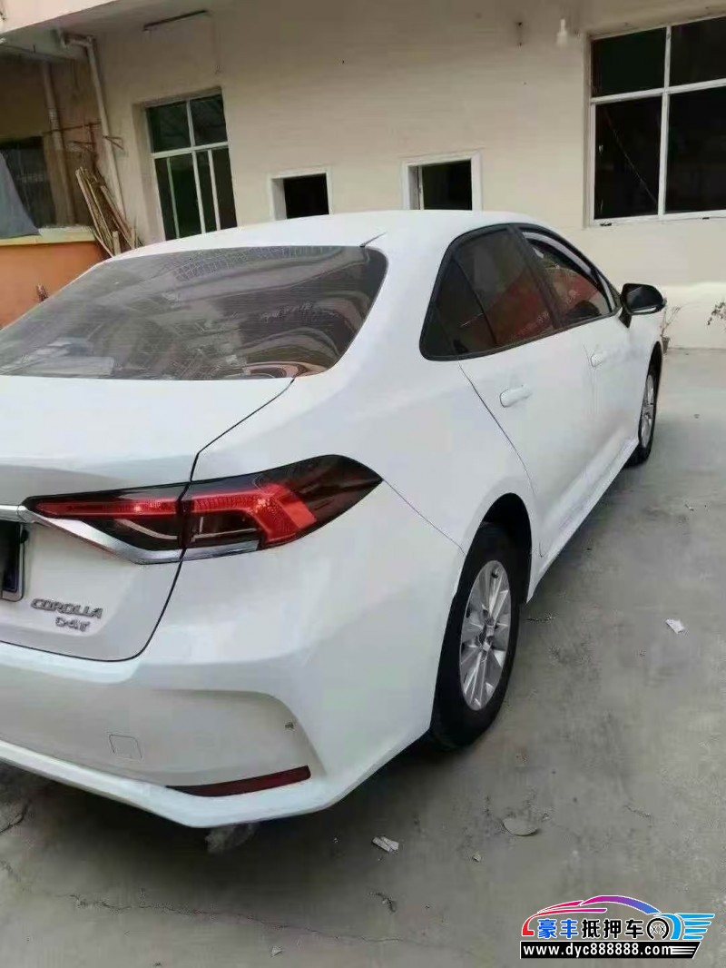 24年丰田卡罗拉轿车抵押车出售