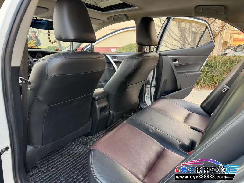 19年丰田卡罗拉轿车抵押车出售