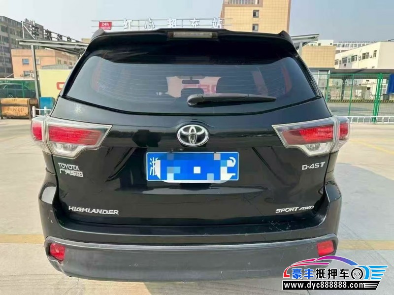 17年丰田汉兰达SUV抵押车出售