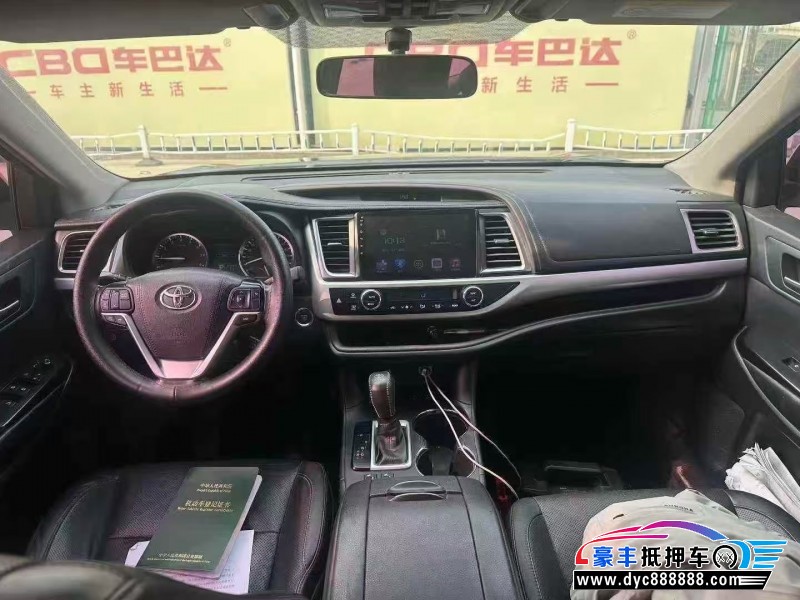17年丰田汉兰达SUV抵押车出售