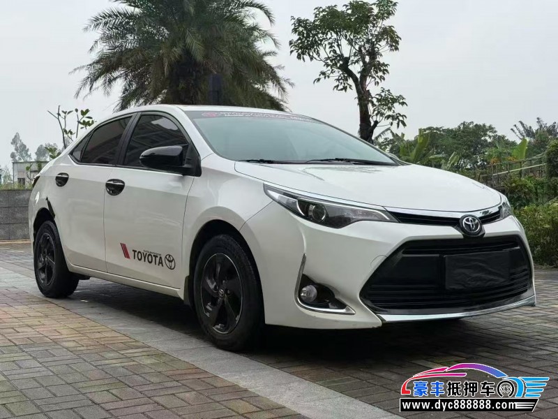 17年丰田雷凌轿车抵押车出售