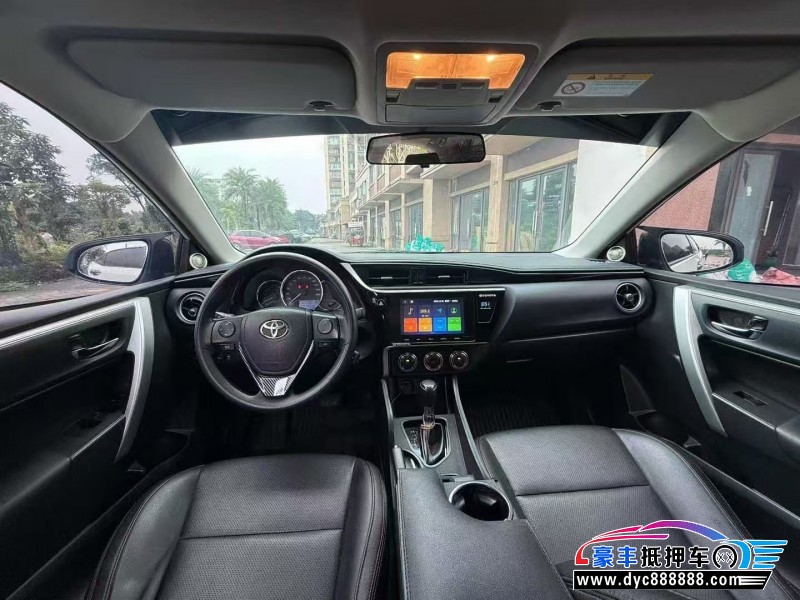 17年丰田雷凌轿车抵押车出售