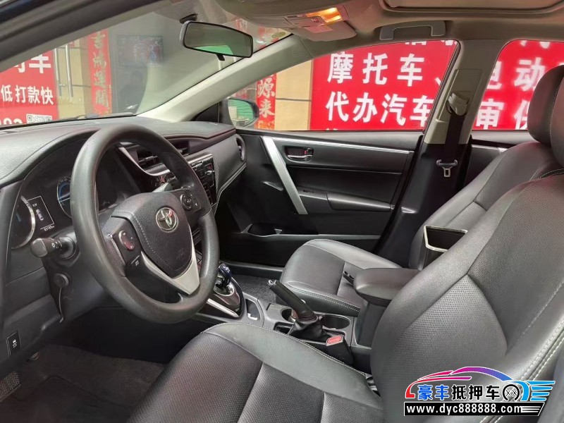 19年丰田雷凌轿车抵押车出售