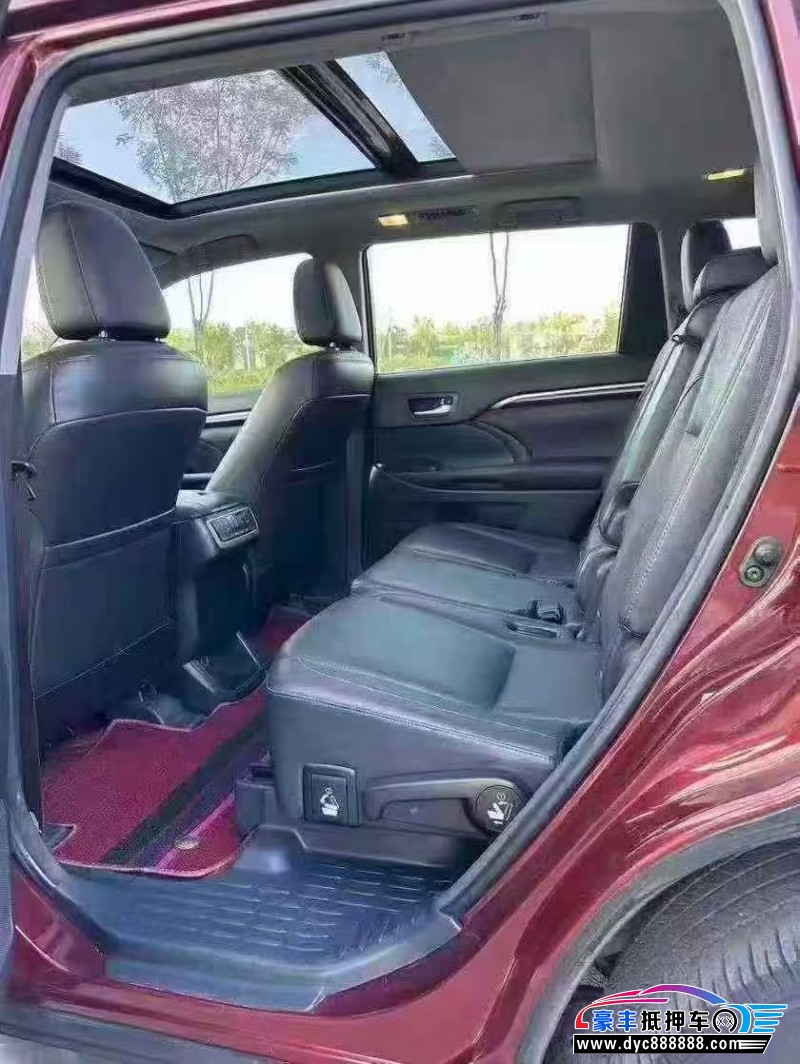 16年丰田汉兰达SUV抵押车出售