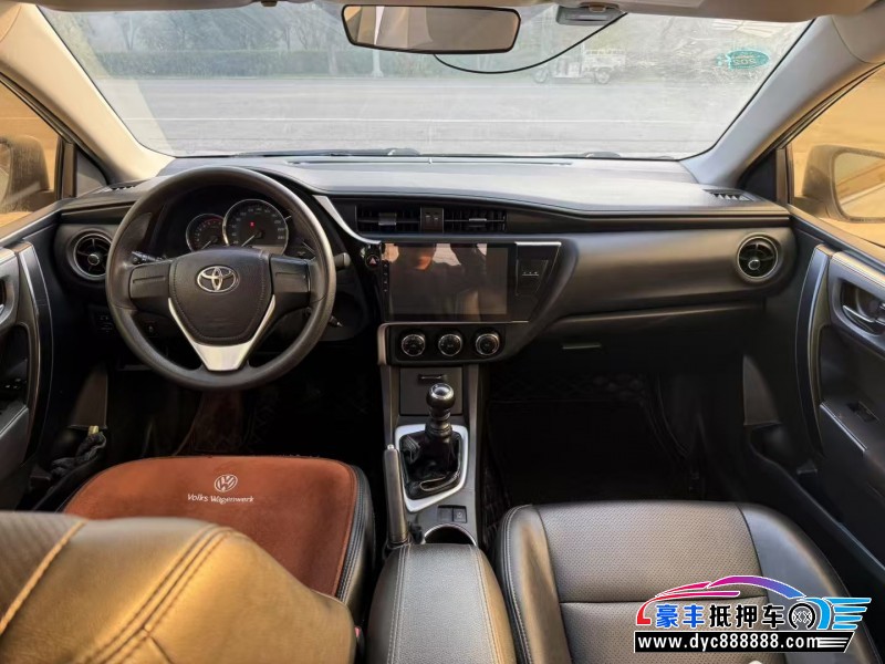 18年丰田卡罗拉轿车抵押车出售