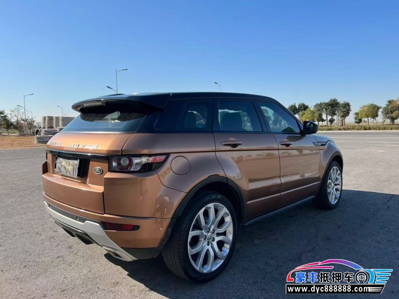 15年路虎揽胜极光轿车抵押车出售