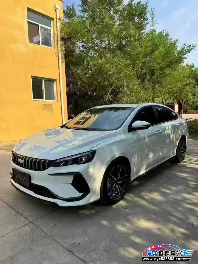 23年吉利缤瑞轿车抵押车出售