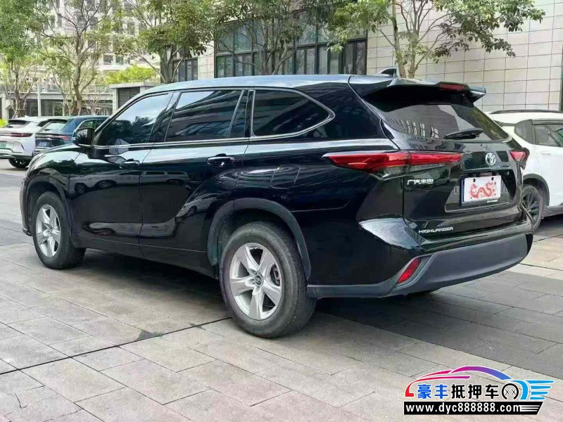 23年丰田汉兰达轿车抵押车出售