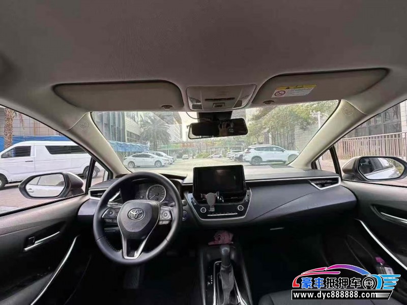 22年丰田卡罗拉轿车抵押车出售