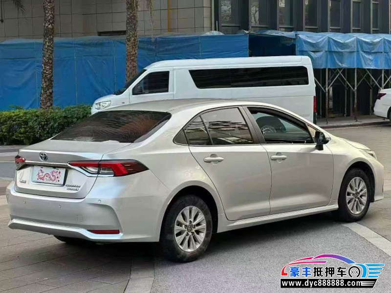 22年丰田卡罗拉轿车抵押车出售