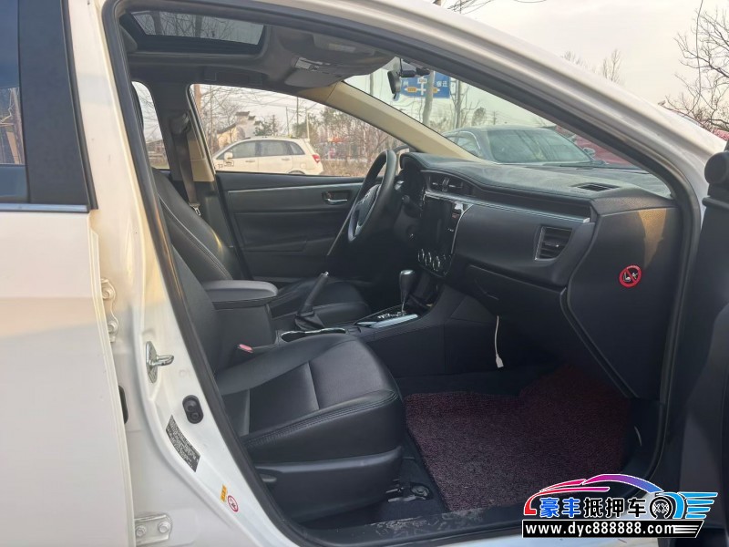 16年丰田卡罗拉轿车抵押车出售