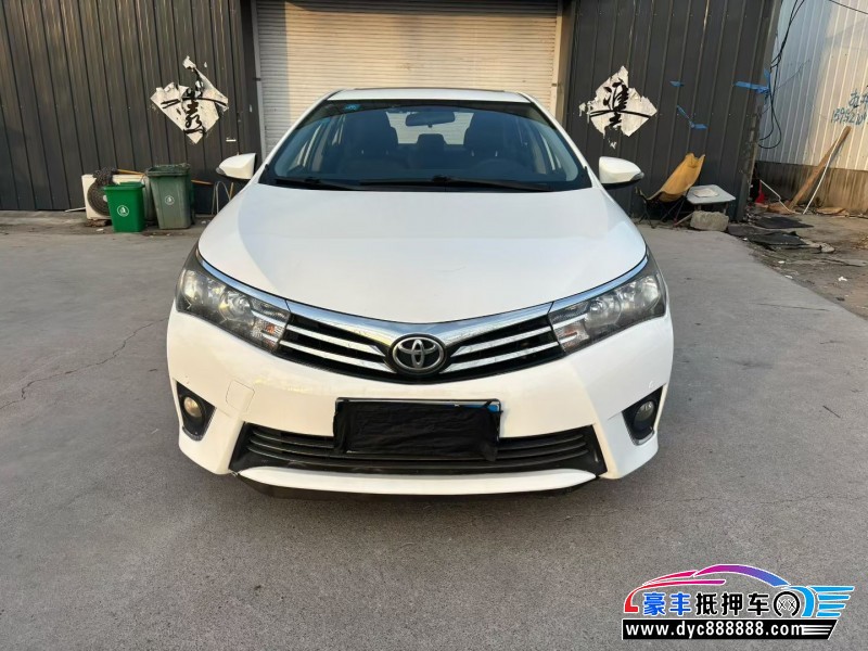 16年丰田卡罗拉轿车抵押车出售