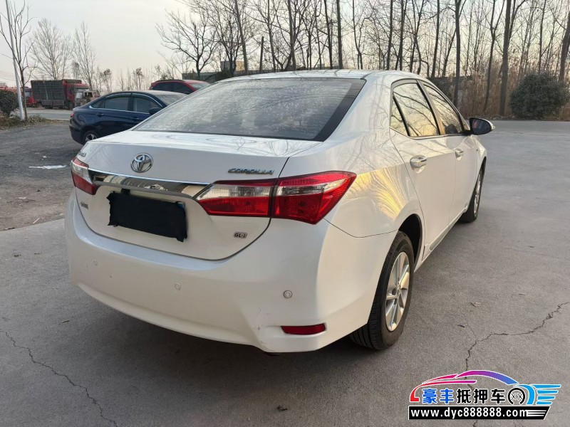 16年丰田卡罗拉轿车抵押车出售