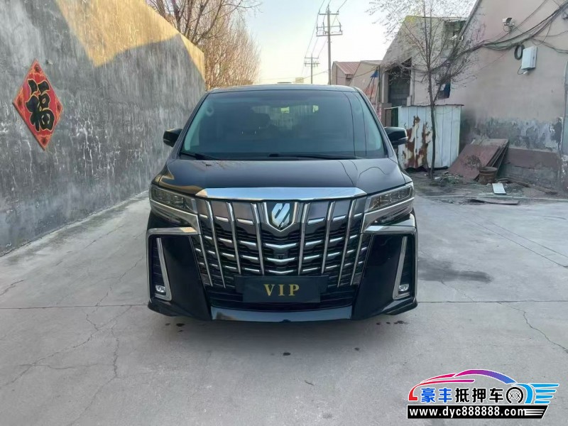 17年丰田埃尔法轿车抵押车出售