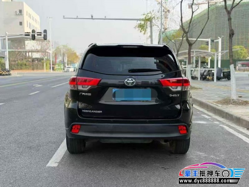 21年丰田汉兰达轿车抵押车出售