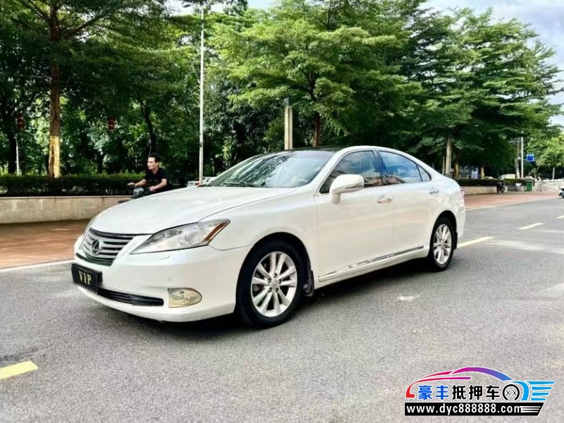 12年雷克萨斯ES轿车抵押车出售