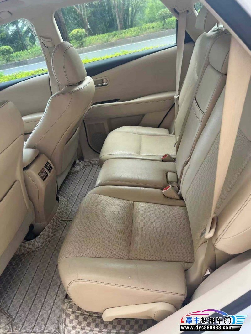 15年雷克萨斯RX轿车抵押车出售