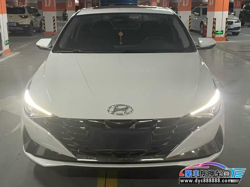 23年现代伊兰特轿车抵押车出售