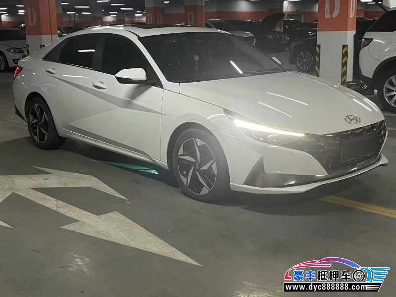 23年现代伊兰特轿车抵押车出售