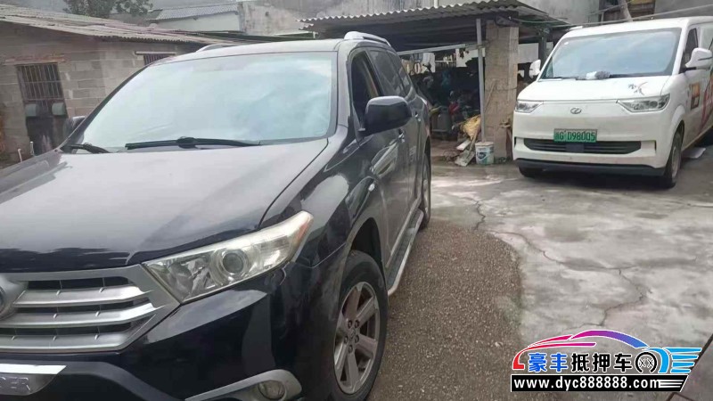 13年丰田汉兰达SUV抵押车出售