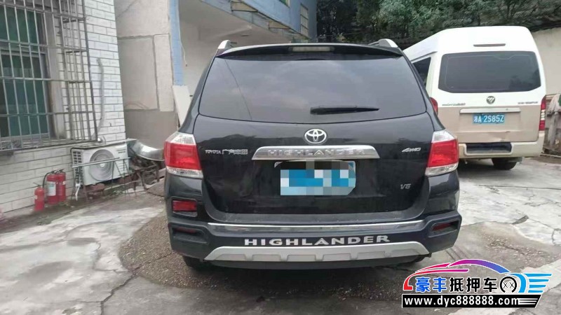 13年丰田汉兰达SUV抵押车出售