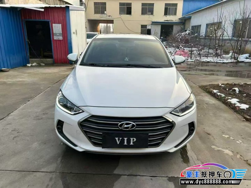 18年现代领动轿车抵押车出售