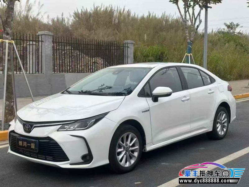 21年丰田卡罗拉轿车抵押车出售