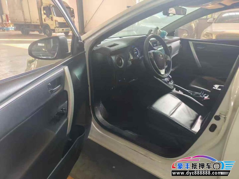 21年丰田卡罗拉轿车抵押车出售