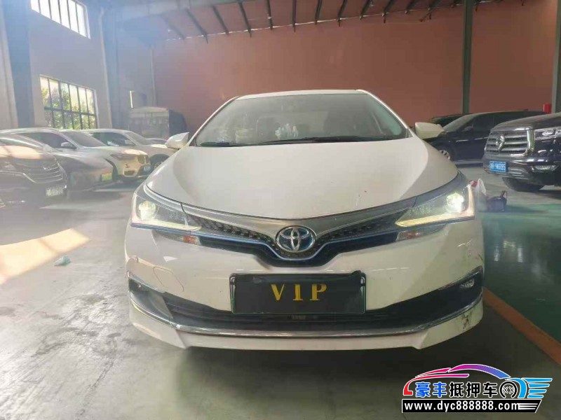 21年丰田卡罗拉轿车抵押车出售