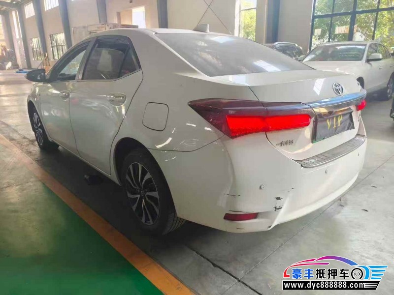 21年丰田卡罗拉轿车抵押车出售