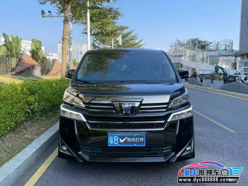 抵押车出售23年丰田威尔法轿车