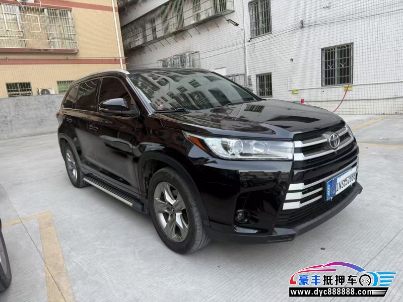 21年丰田汉兰达轿车抵押车出售