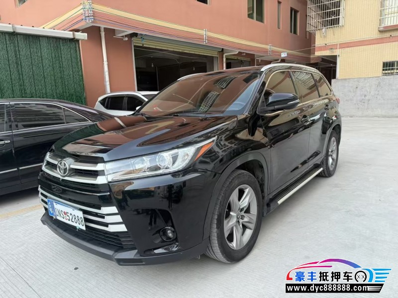 21年丰田汉兰达轿车抵押车出售