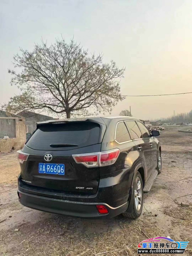 16年丰田汉兰达轿车抵押车出售