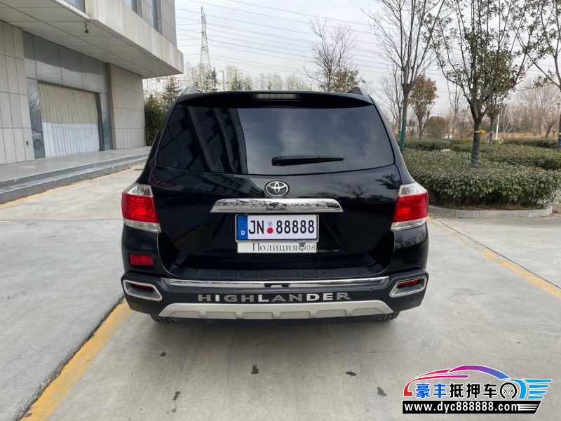 14年丰田汉兰达轿车抵押车出售