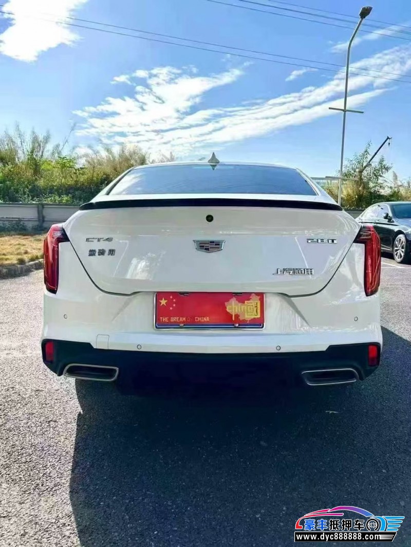 22年凯迪拉克CT4轿车抵押车出售