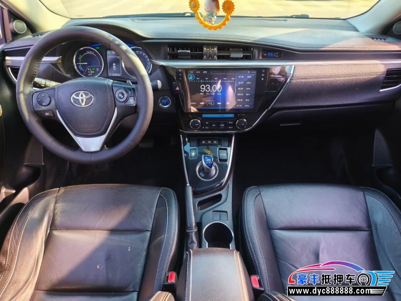 17年丰田卡罗拉轿车抵押车出售