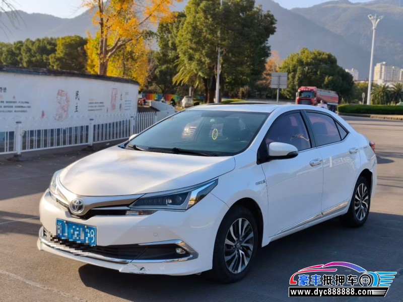 17年丰田卡罗拉轿车抵押车出售