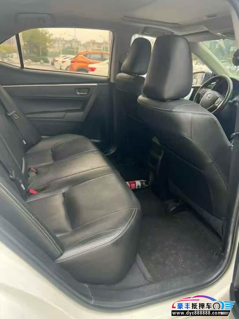 19年丰田卡罗拉轿车抵押车出售