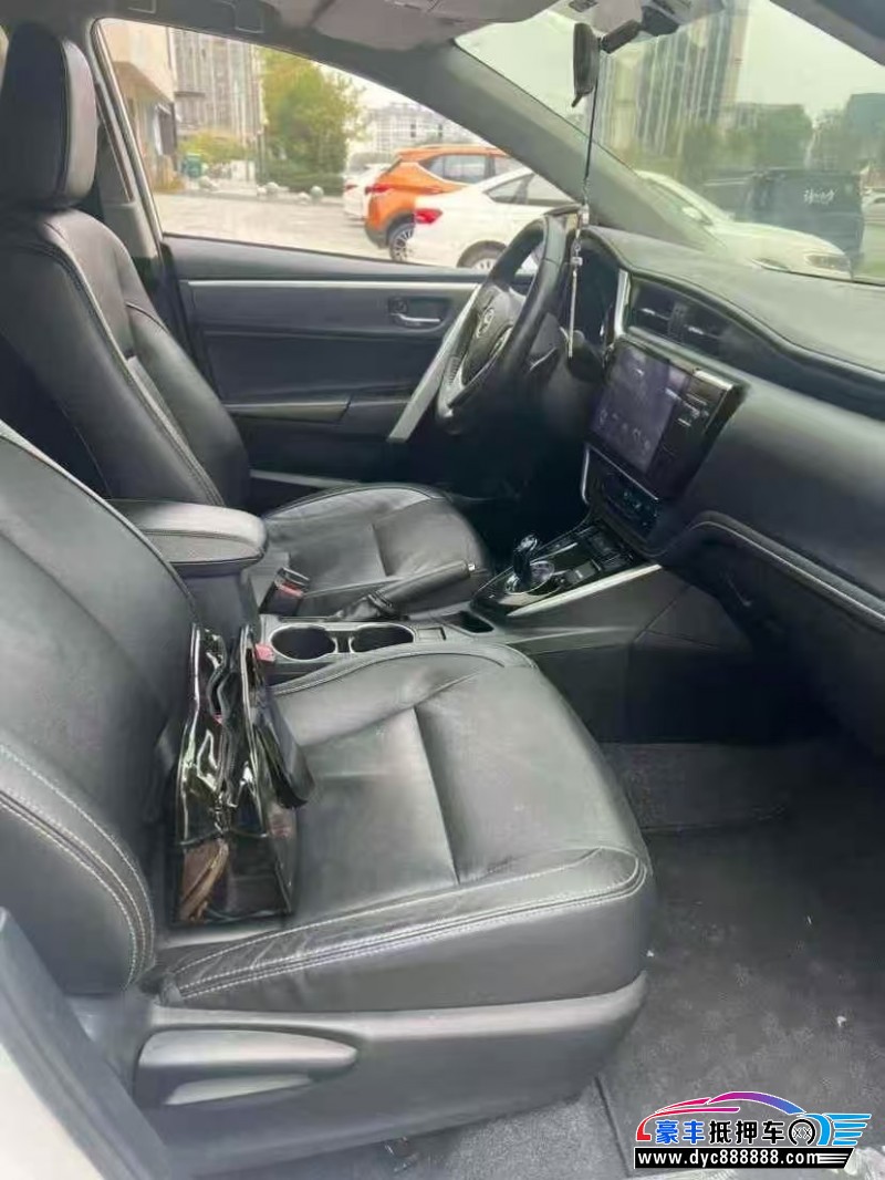 19年丰田卡罗拉轿车抵押车出售